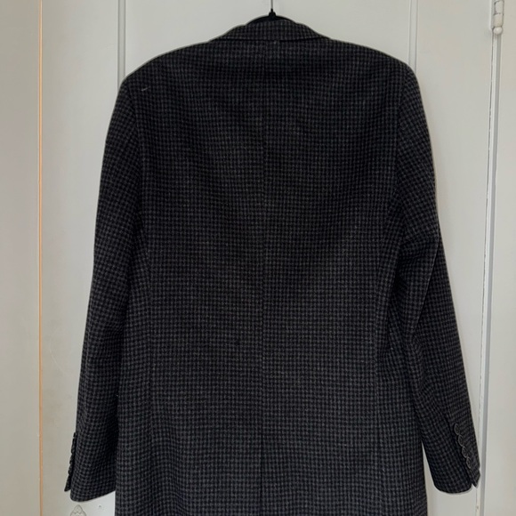 Topman Charcoal Checkered Blazer - Picture 2 of 5